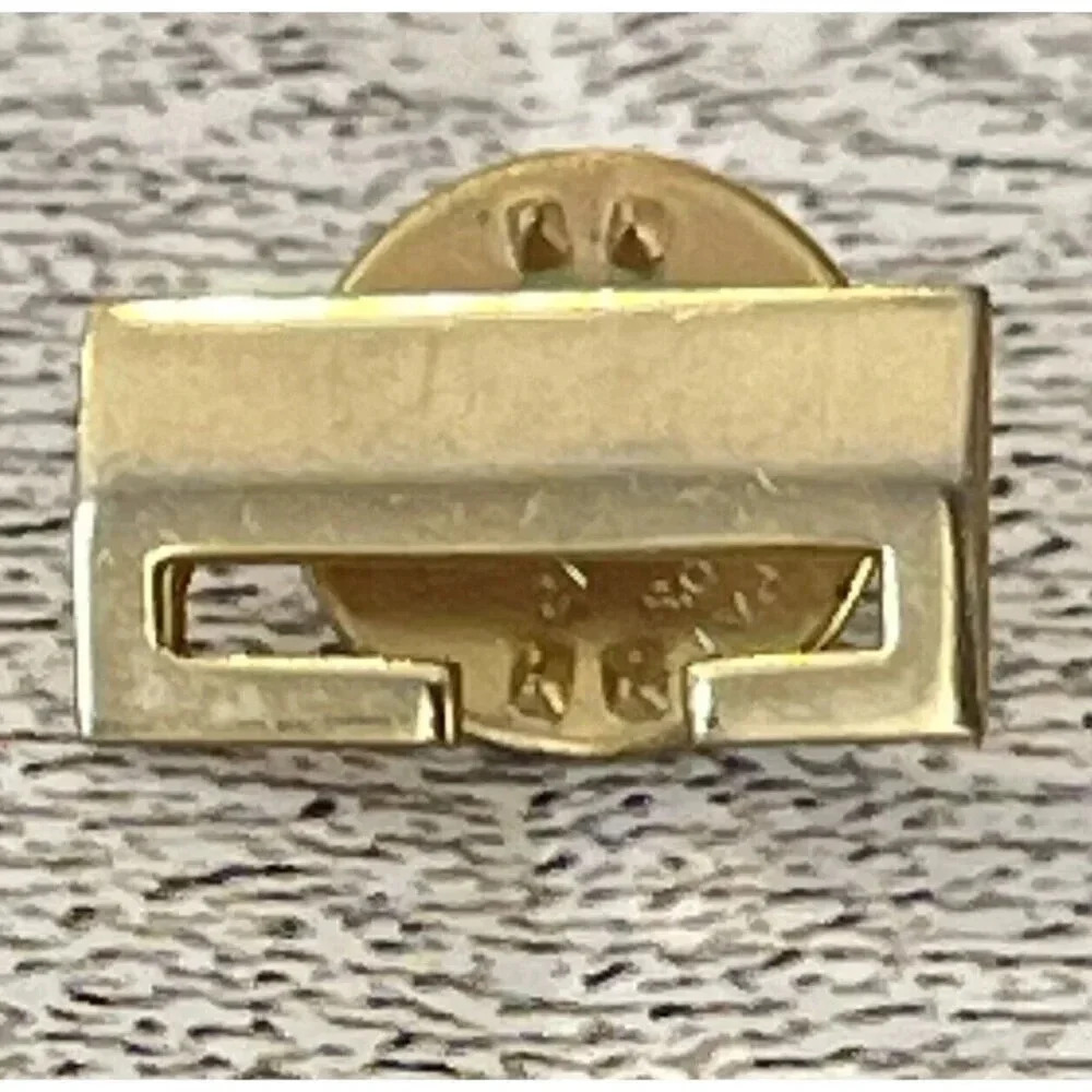 VTG Vintage Gold Tone Tie Tack Lapel Pin